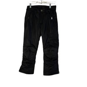 AQ Youth Boy's Size Medium Black Ski Winter Snow‎ Pants